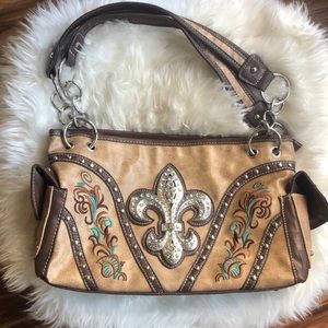 Woman’s Western style Rockabilly Blinged Bag